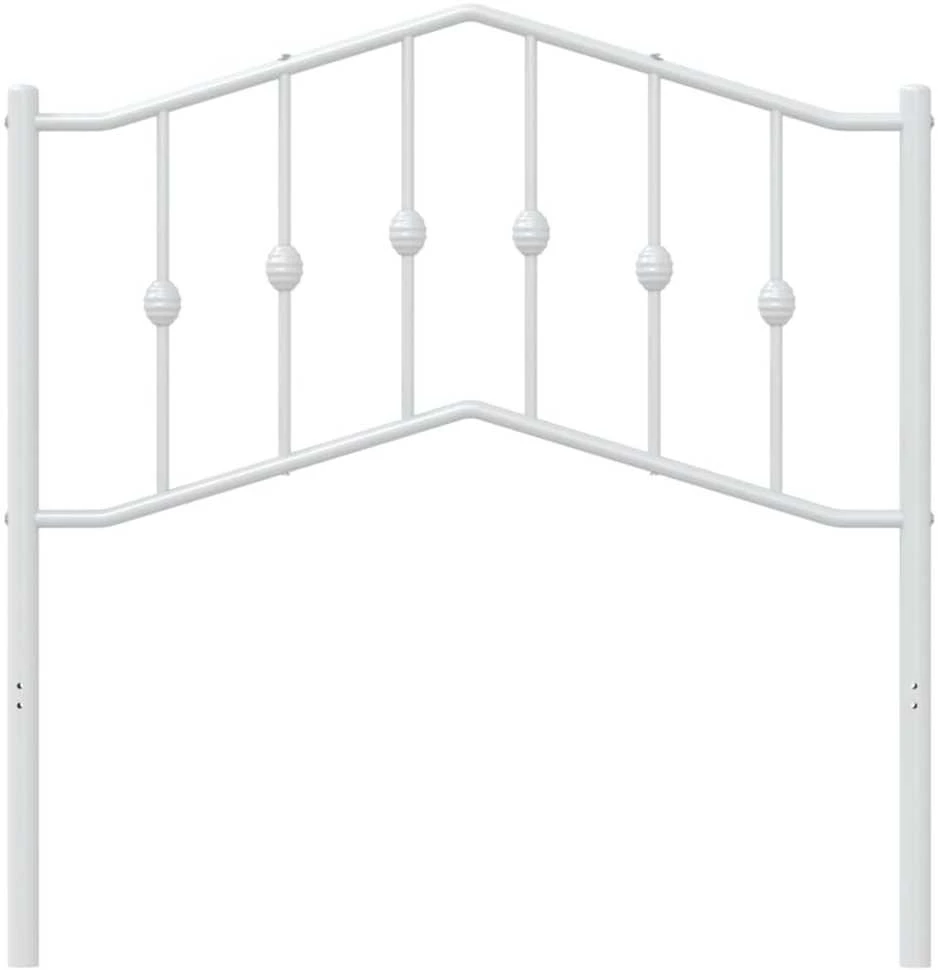 Metalinis galvūgalis, baltos spalvos, 90cm