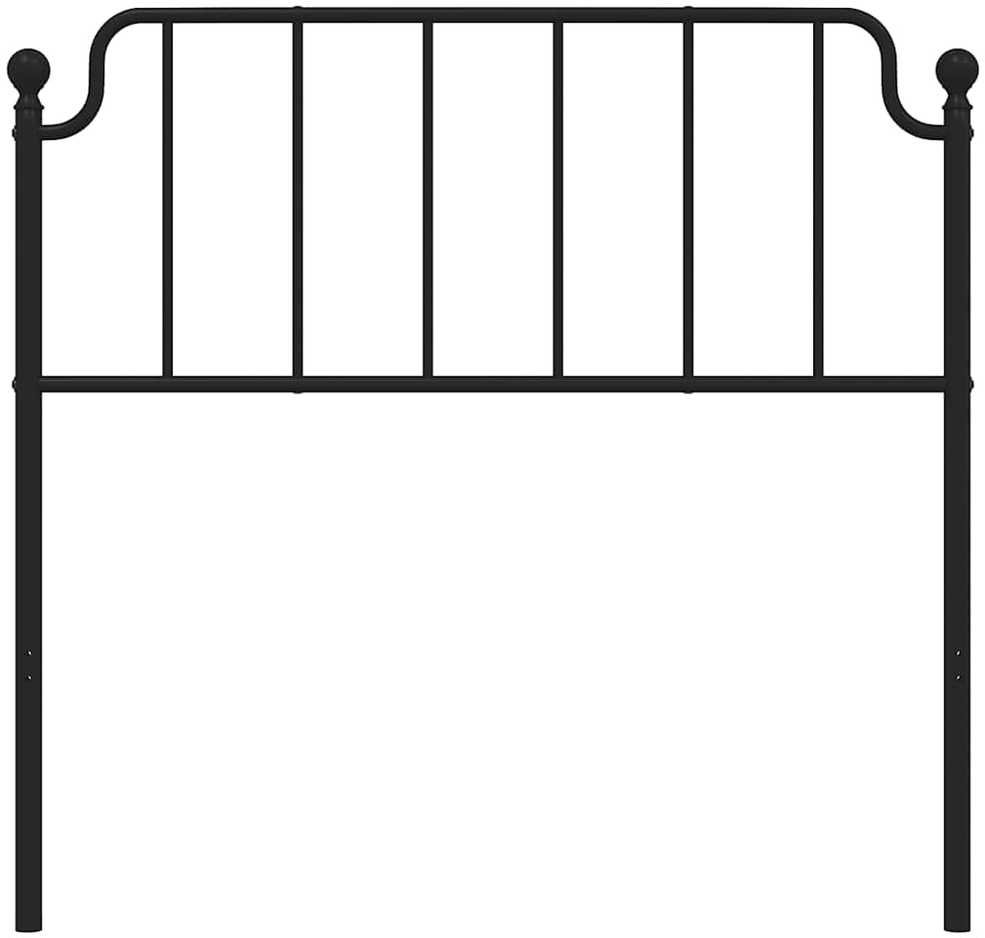 Metalinis galvūgalis, juodos spalvos, 100cm