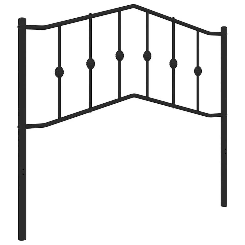 Metalinis galvūgalis, juodos spalvos, 100cm