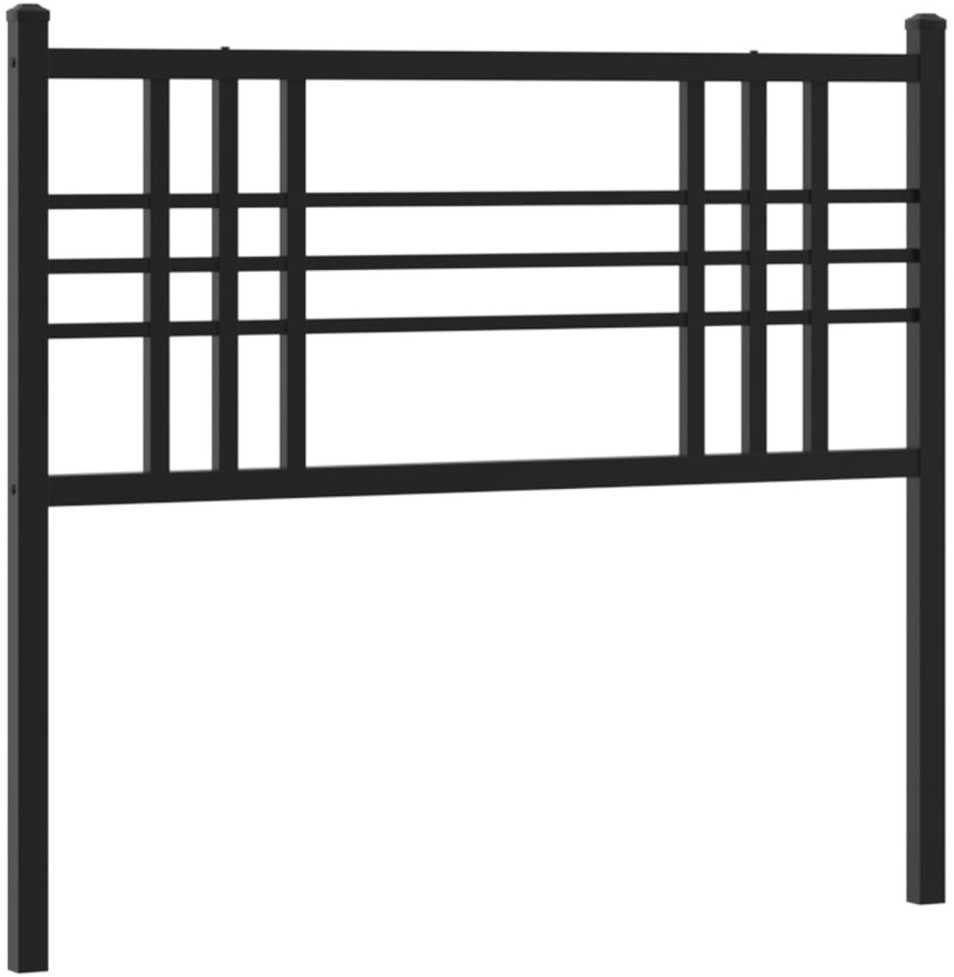 Metalinis pakaitinis galvūgalis, juodos spalvos, 100cm