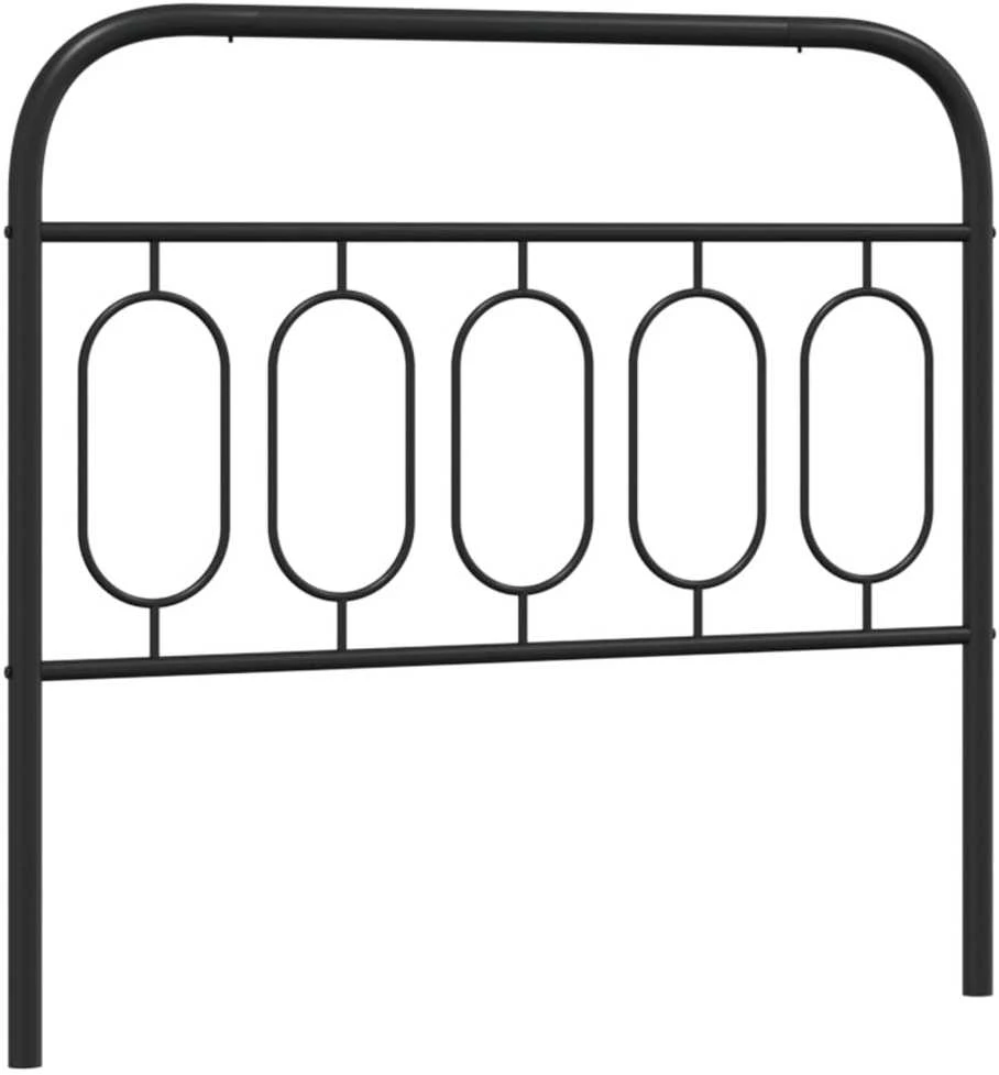 Metalinis pakaitinis galvūgalis, juodos spalvos, 100cm