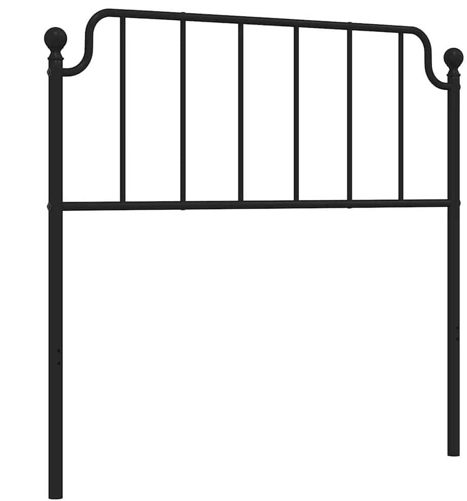Metalinis galvūgalis, juodos spalvos, 100cm