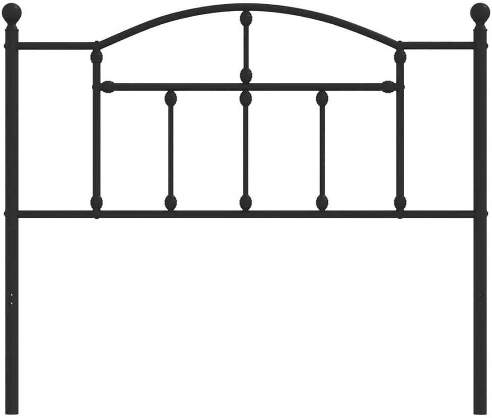 Metalinis galvūgalis, juodos spalvos, 107cm
