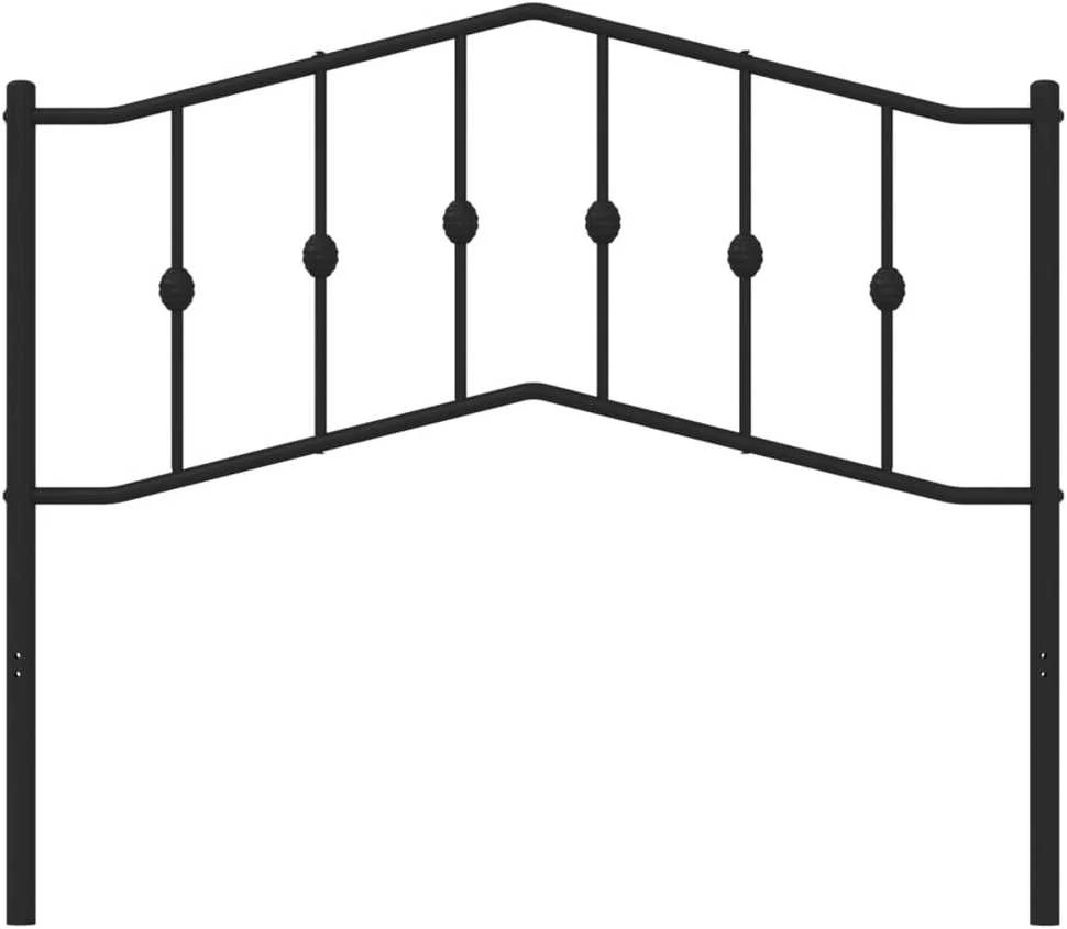 Metalinis galvūgalis, juodos spalvos, 107cm