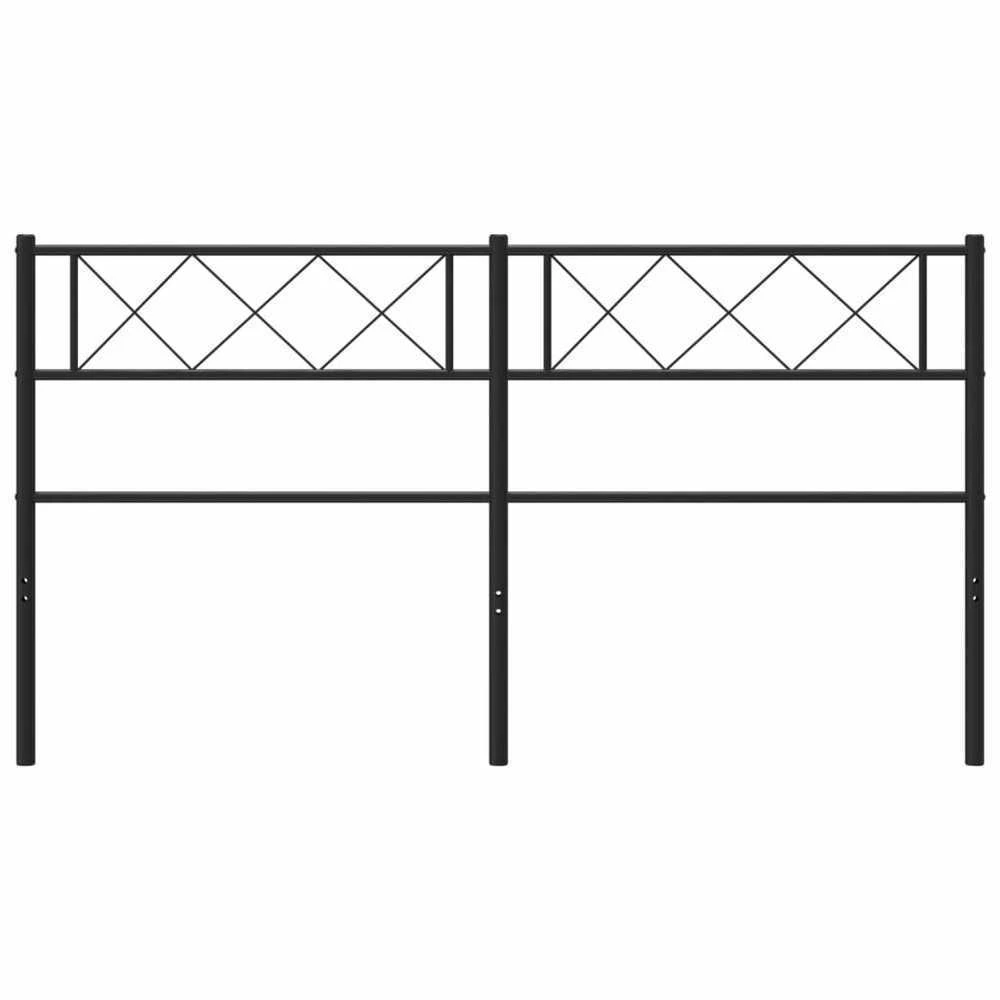 Metalinis galvūgalis, juodos spalvos, 120cm