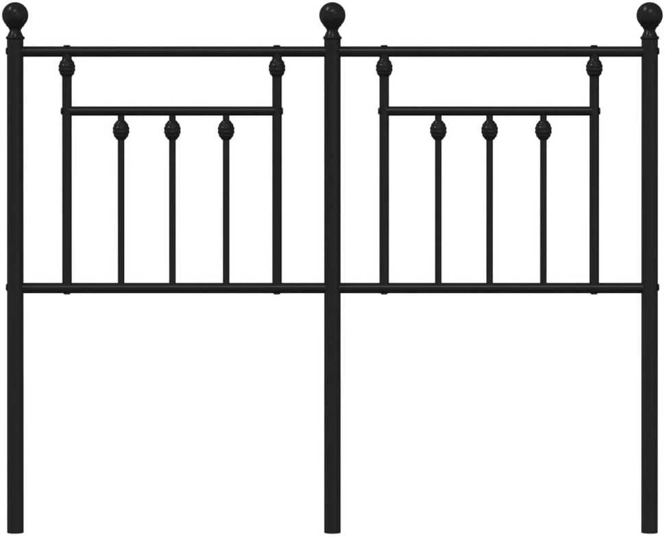 Metalinis galvūgalis, juodos spalvos, 120cm