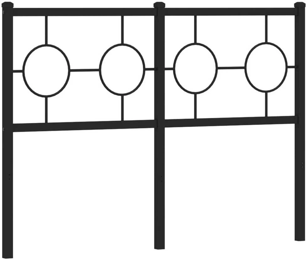 Metalinis galvūgalis, juodos spalvos, 120cm