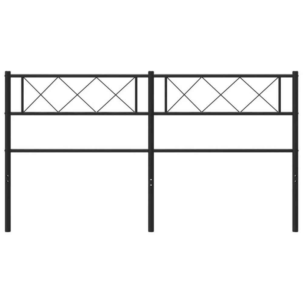 Metalinis galvūgalis, juodos spalvos, 120cm