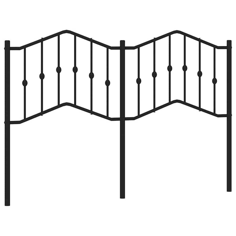 Metalinis galvūgalis, juodos spalvos, 135cm