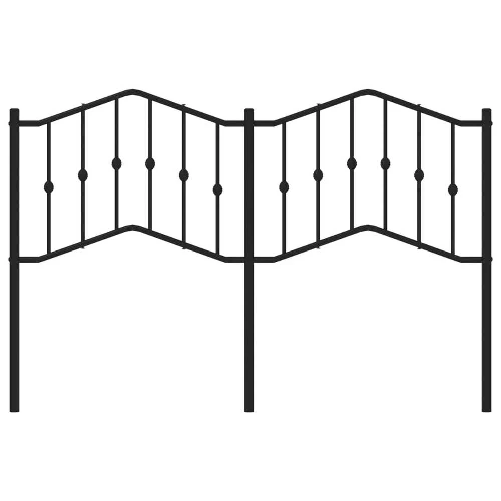 Metalinis galvūgalis, juodos spalvos, 140cm