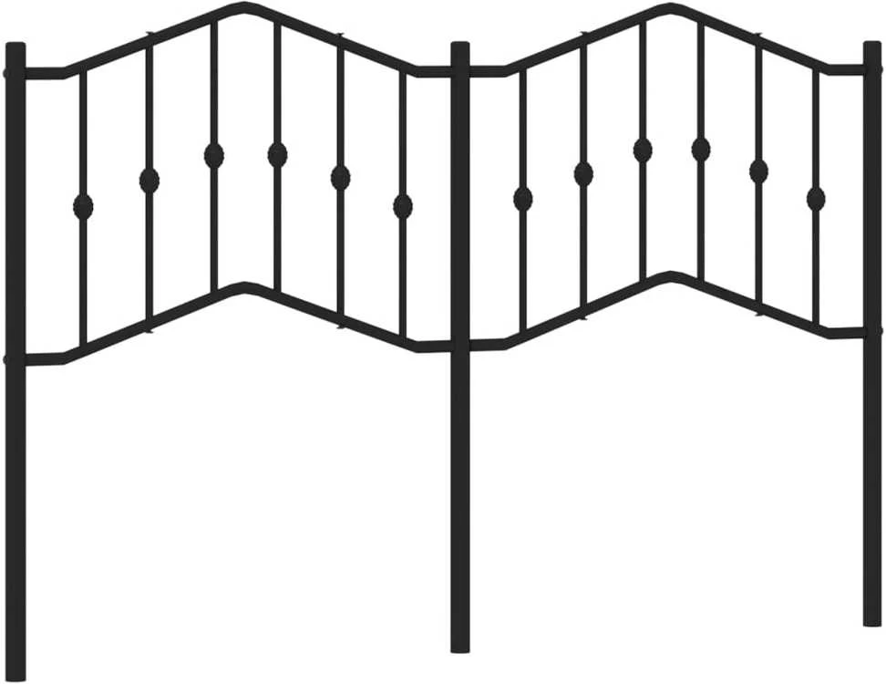 Metalinis galvūgalis, juodos spalvos, 140cm