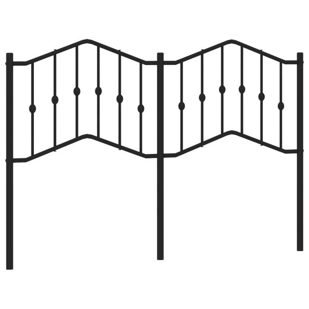 Metalinis galvūgalis, juodos spalvos, 150cm