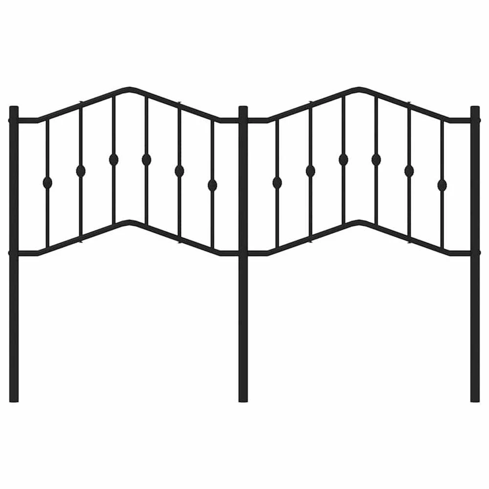 Metalinis galvūgalis, juodos spalvos, 150cm