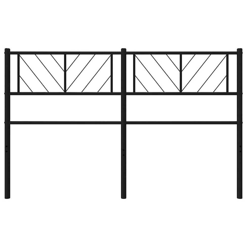 Metalinis galvūgalis, juodos spalvos, 150cm