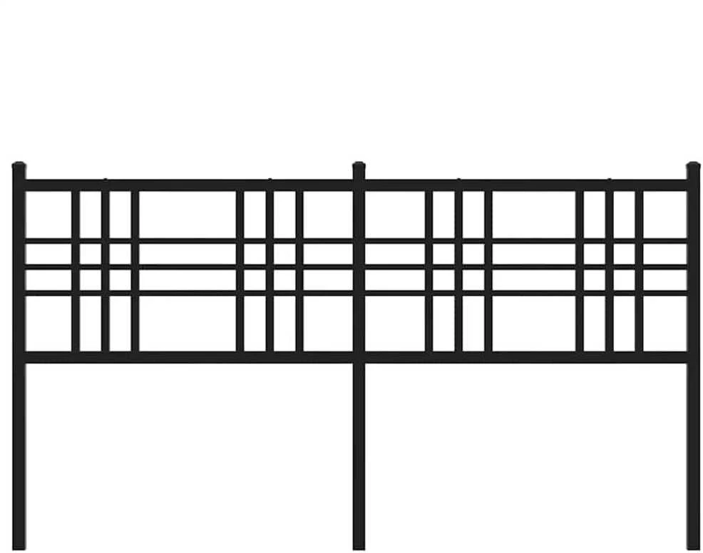 Metalinis galvūgalis, juodos spalvos, 160cm
