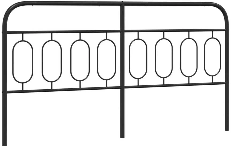 Metalinis pakaitinis galvūgalis, juodos spalvos, 160cm