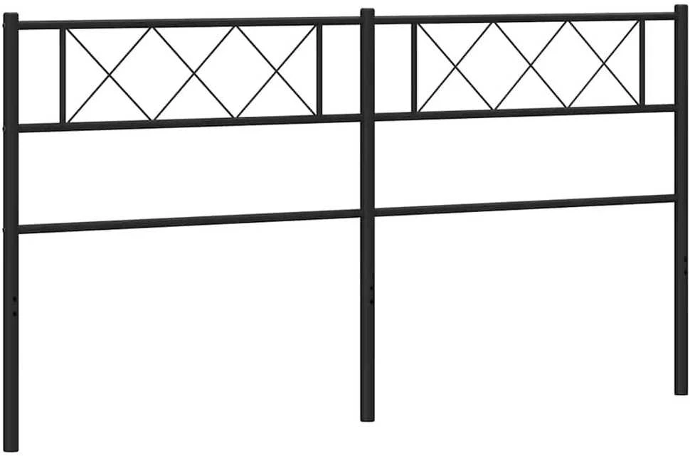 Metalinis galvūgalis, juodos spalvos, 180cm