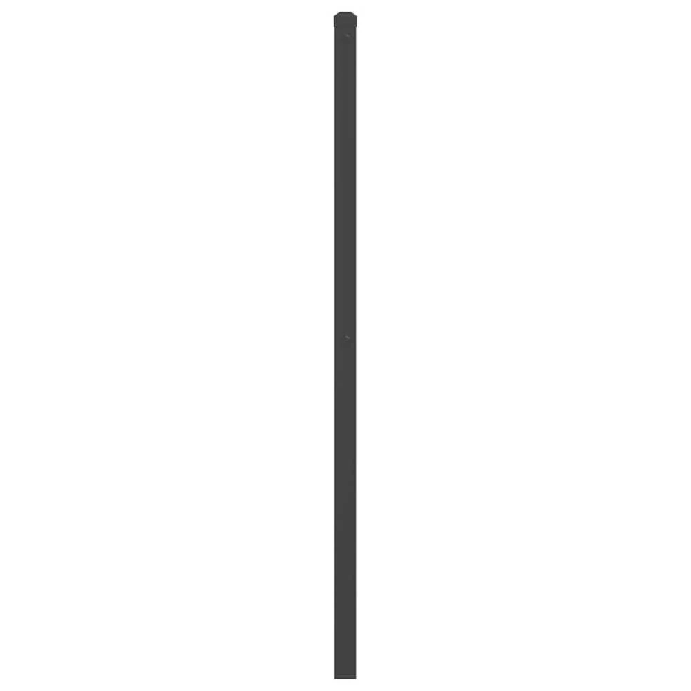 Metalinis galvūgalis, juodos spalvos, 180cm