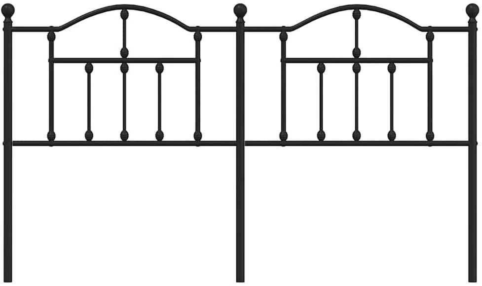 Metalinis galvūgalis, juodos spalvos, 180cm