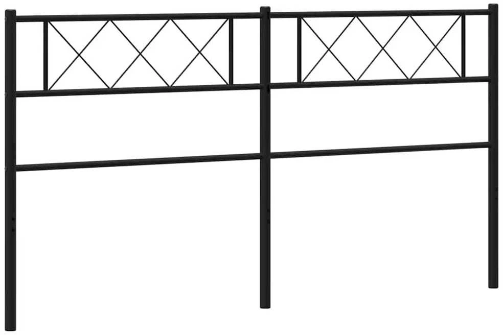 Metalinis galvūgalis, juodos spalvos, 193cm
