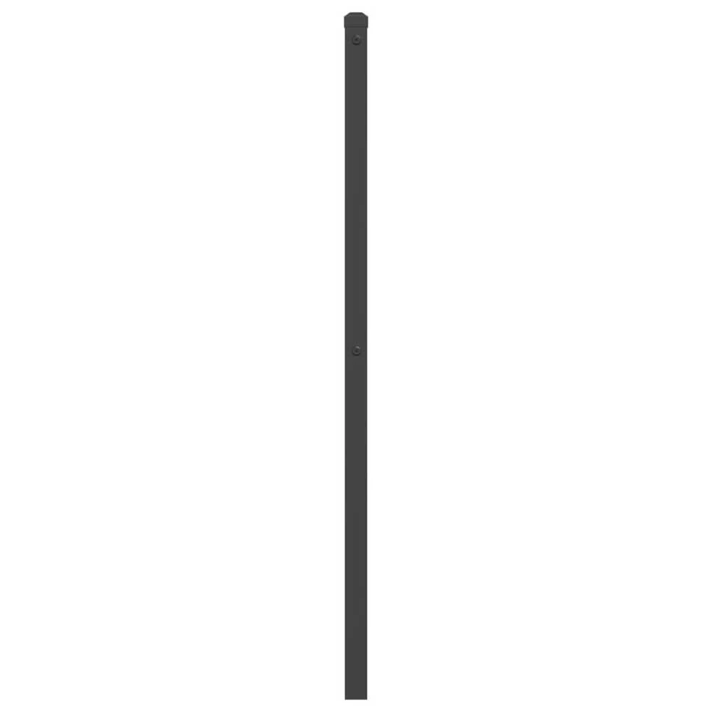 Metalinis galvūgalis, juodos spalvos, 193cm