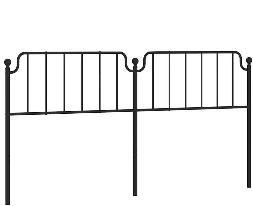 Metalinis galvūgalis, juodos spalvos, 193cm