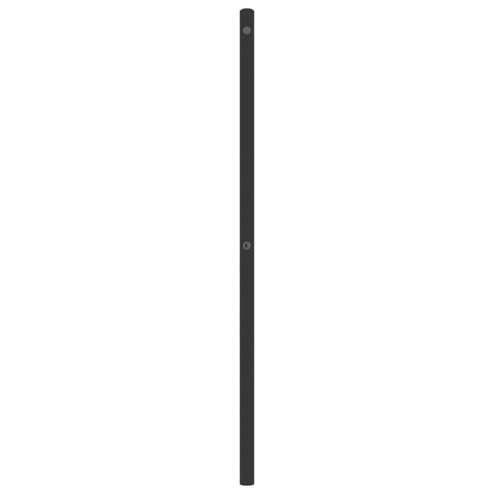Metalinis galvūgalis, juodos spalvos, 193cm