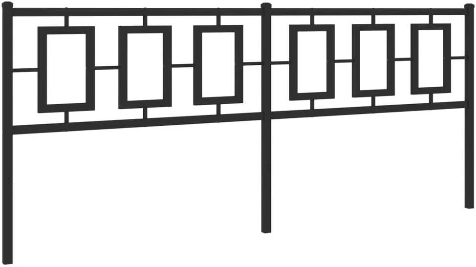 Metalinis galvūgalis, juodos spalvos, 193cm