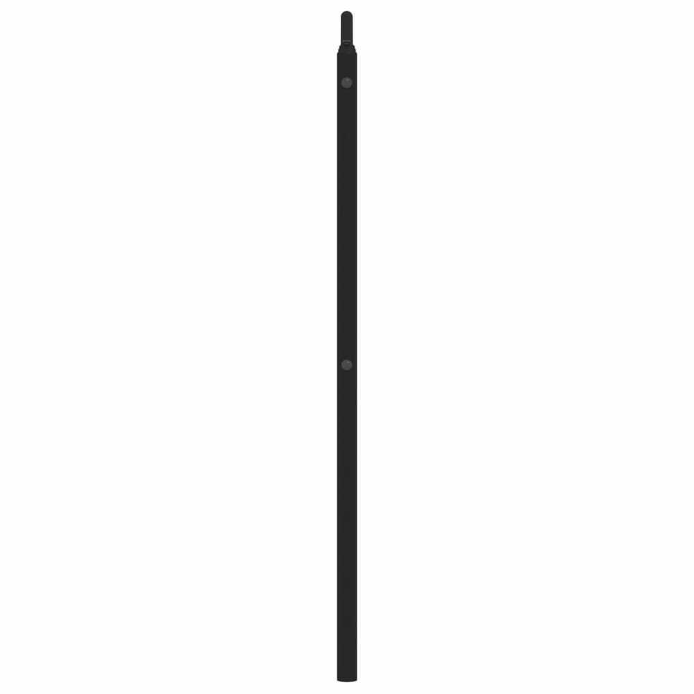 Metalinis galvūgalis, juodos spalvos, 193cm