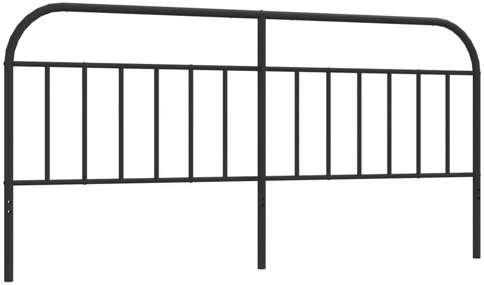Metalinis galvūgalis, juodos spalvos, 200cm
