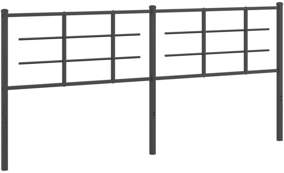 Metalinis galvūgalis, juodos spalvos, 200cm