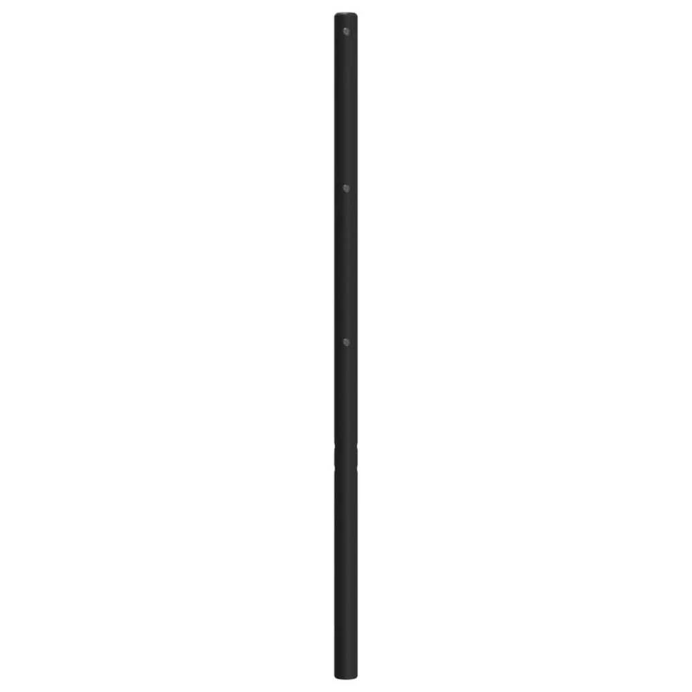 Metalinis galvūgalis, juodos spalvos, 200cm