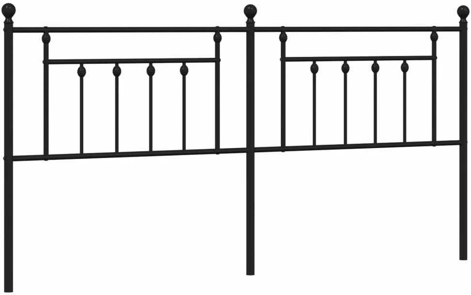 Metalinis galvūgalis, juodos spalvos, 200cm