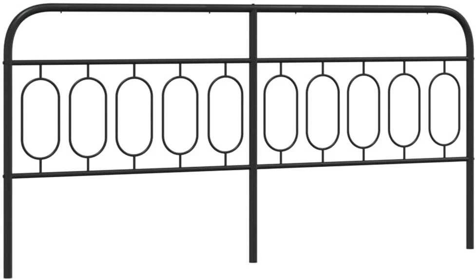 Metalinis pakaitinis galvūgalis, juodos spalvos, 200cm