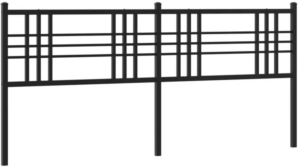 Metalinis pakaitinis galvūgalis, juodos spalvos, 200cm
