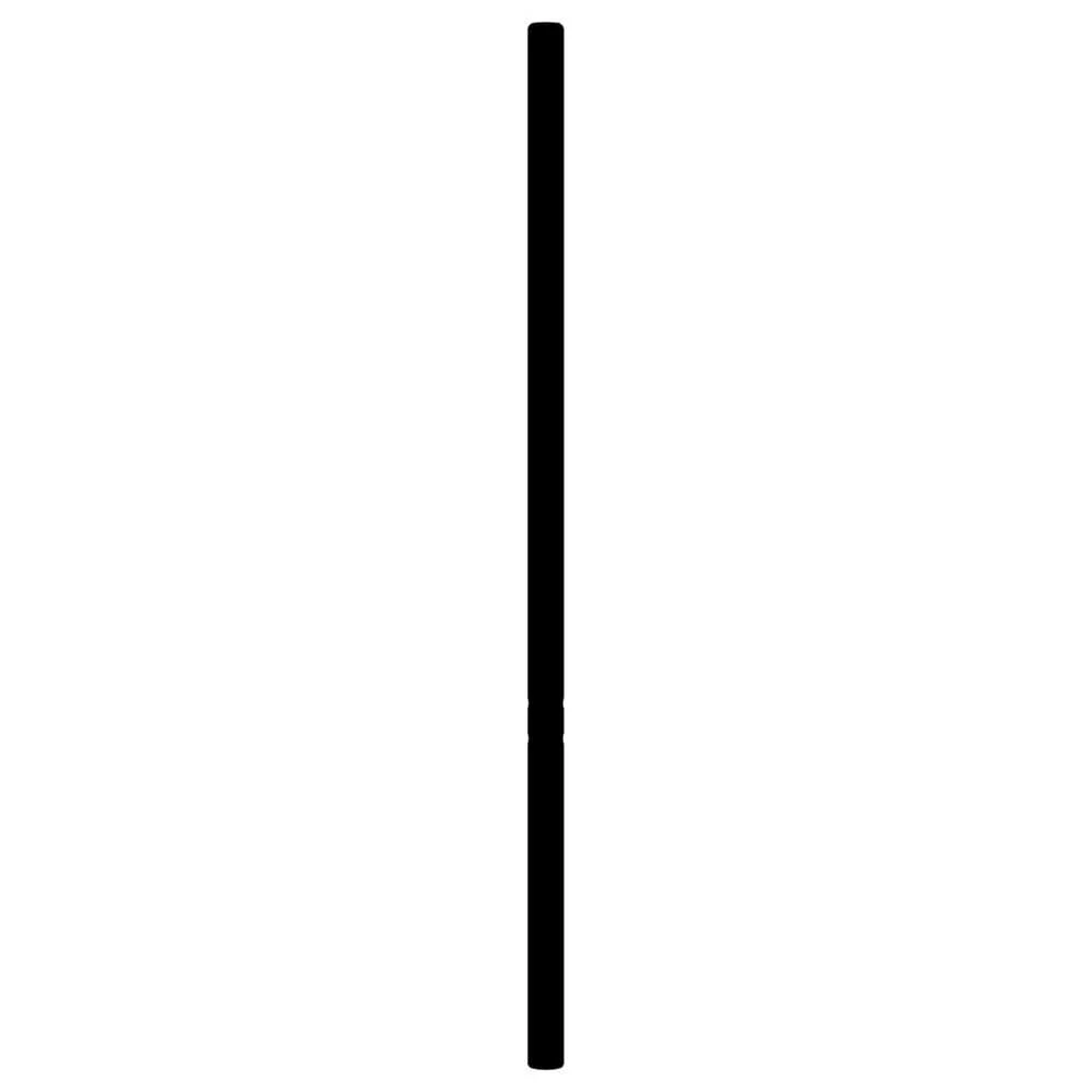 Metalinis galvūgalis, juodos spalvos, 200cm
