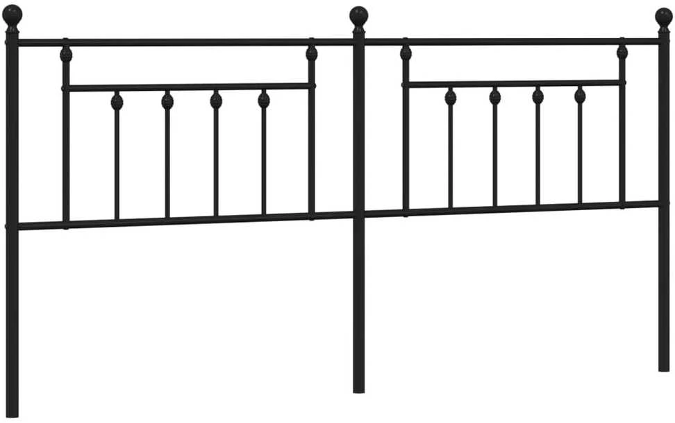 Metalinis galvūgalis, juodos spalvos, 200cm
