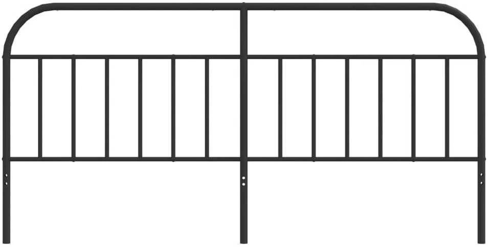 Metalinis galvūgalis, juodos spalvos, 200cm