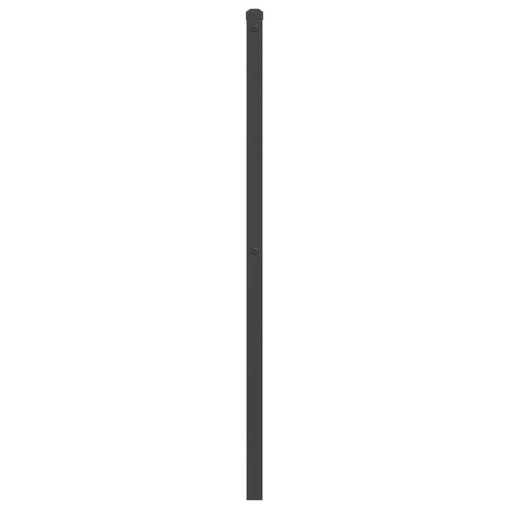 Metalinis galvūgalis, juodos spalvos, 200cm