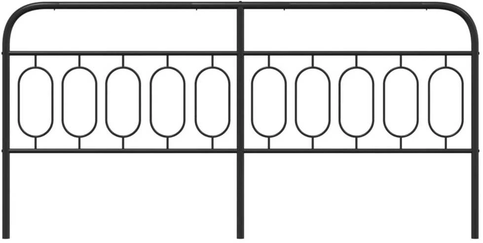 Metalinis pakaitinis galvūgalis, juodos spalvos, 200cm
