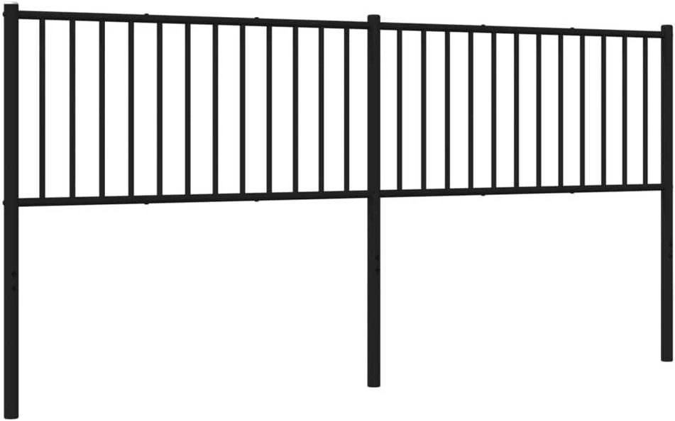 Metalinis galvūgalis, juodos spalvos, 200cm