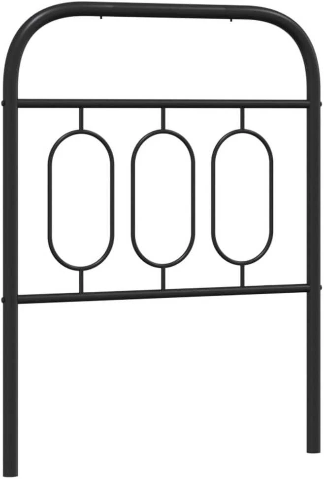 Metalinis pakaitinis galvūgalis, juodos spalvos, 75cm