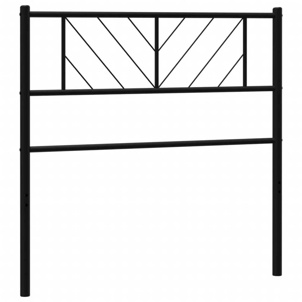 Metalinis galvūgalis, juodos spalvos, 75cm