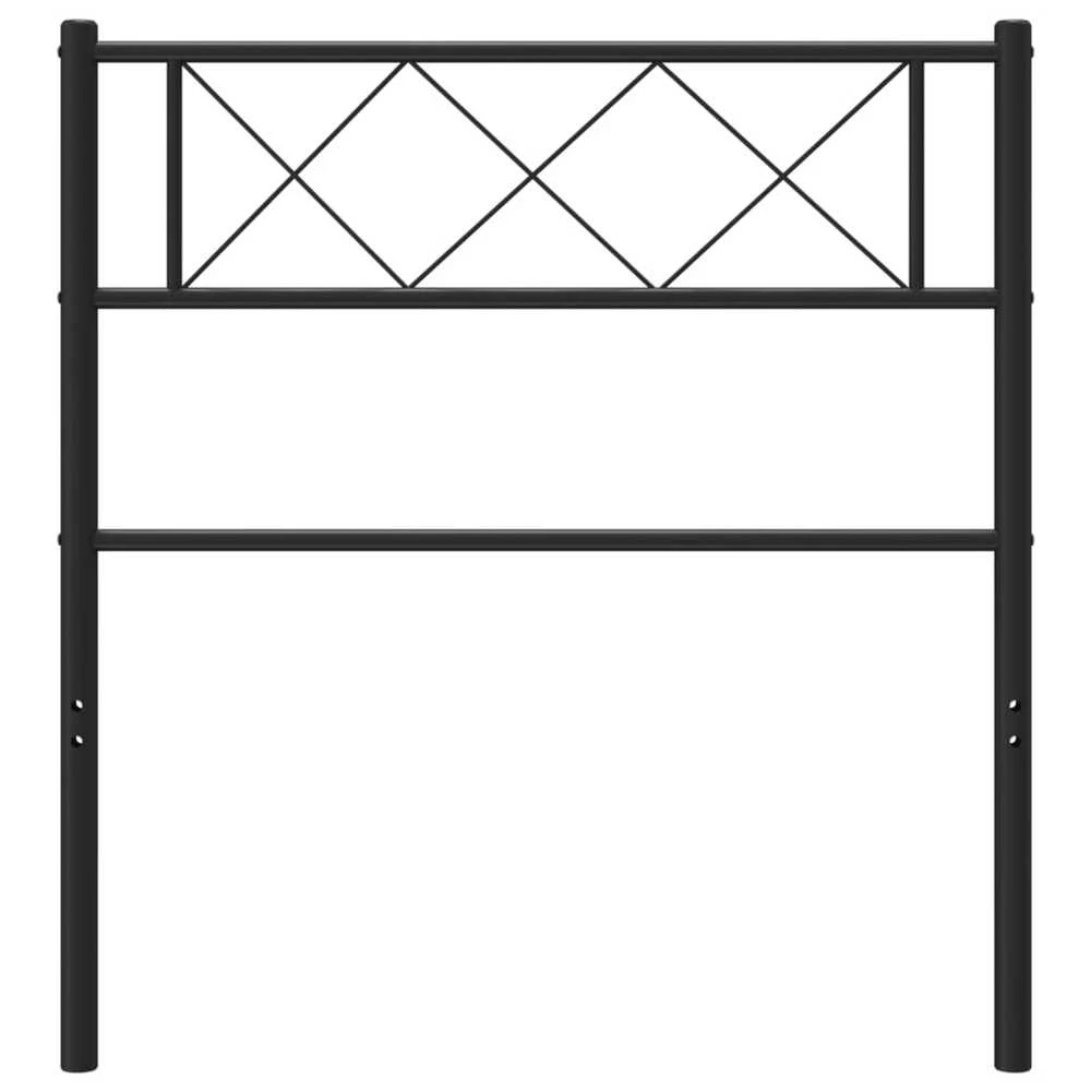 Metalinis galvūgalis, juodos spalvos, 90cm