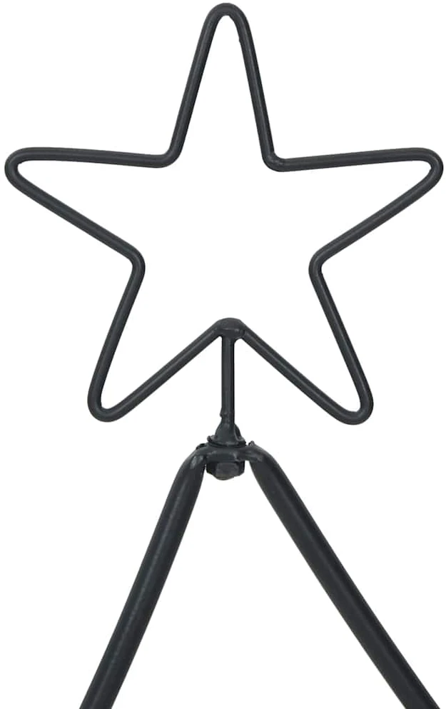 Metalinis Kalėdų medis Juoda 150 cm Plienas