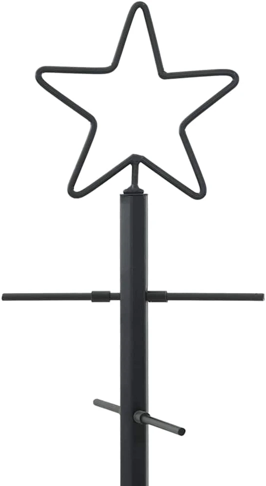 Metalinis Kalėdų medis Juoda 59,5 cm