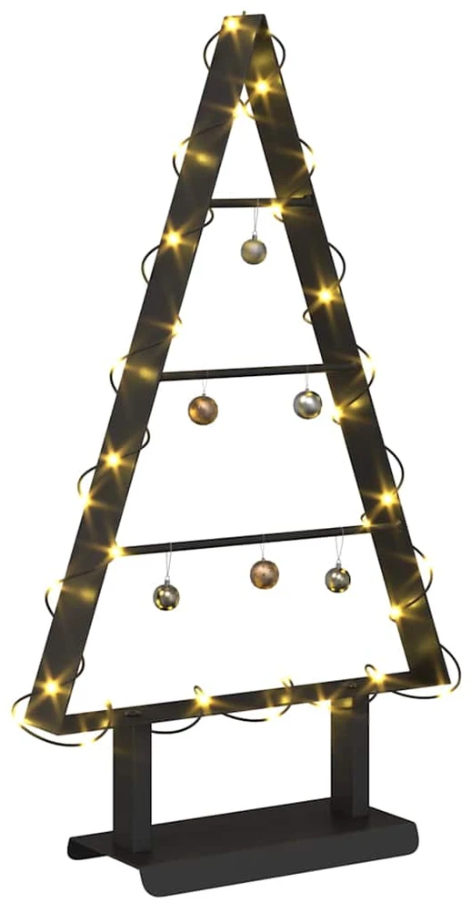 Metalinis Kalėdų medis Juoda 60 cm Plienas