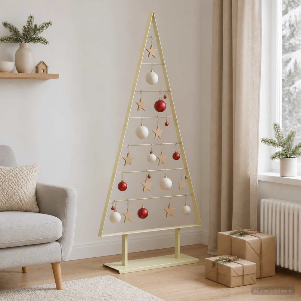 Metalinis Kalėdų medis KUOPIO 180 cm Plienas Auksinė