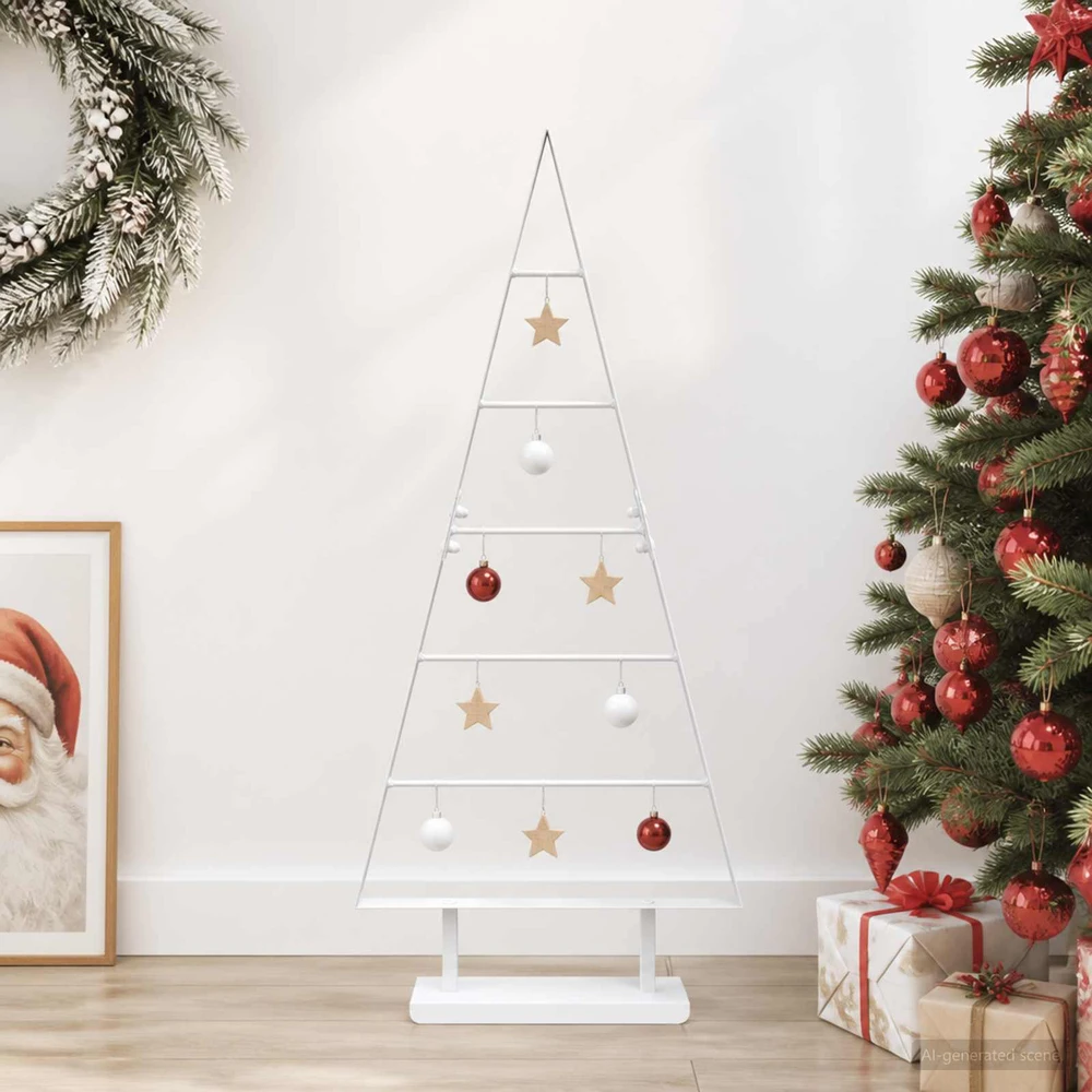 Metalinis Kalėdų medis KUOPIO 90 cm Plienas Balta
