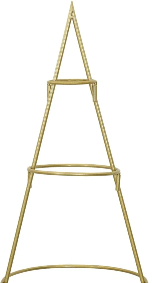 Metalinis Kalėdų medis s stovu Auksinė 148 cm